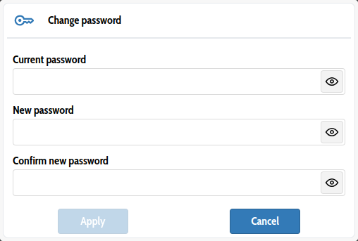 Change password