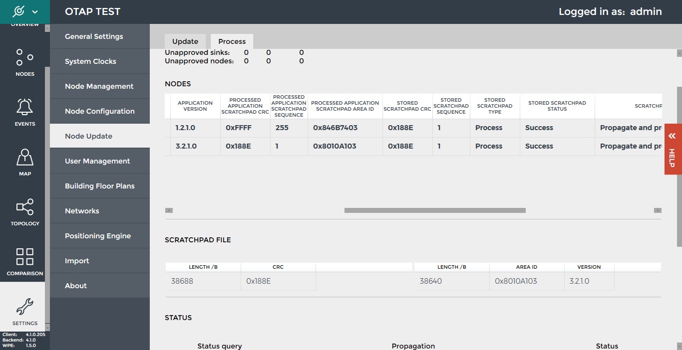 Information after FW Update 2