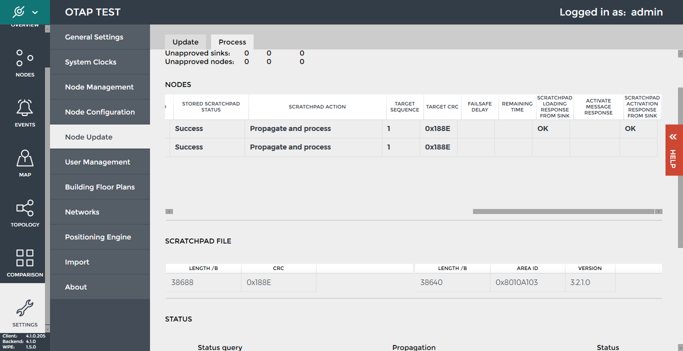 Information after FW Update 3