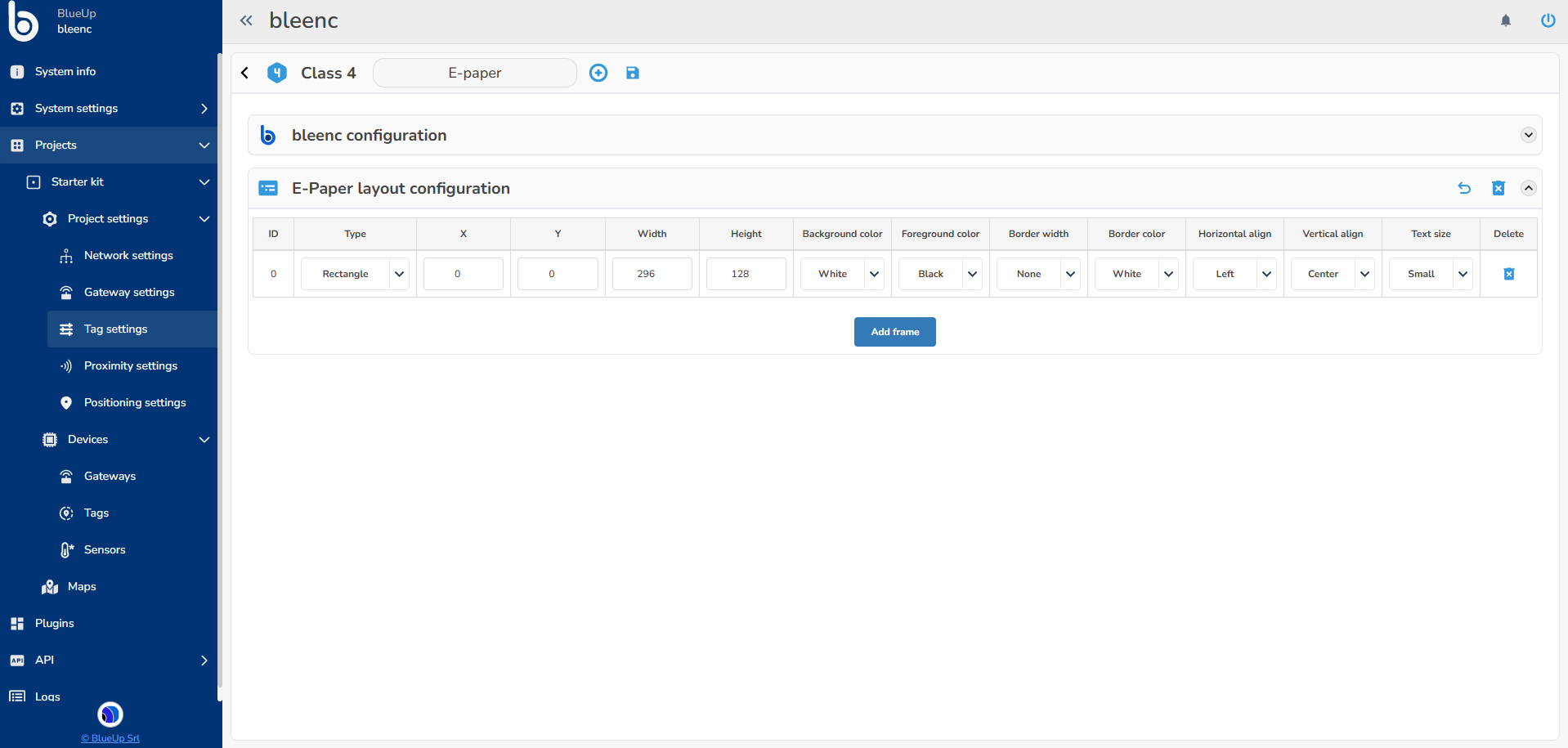 E-paper configuration